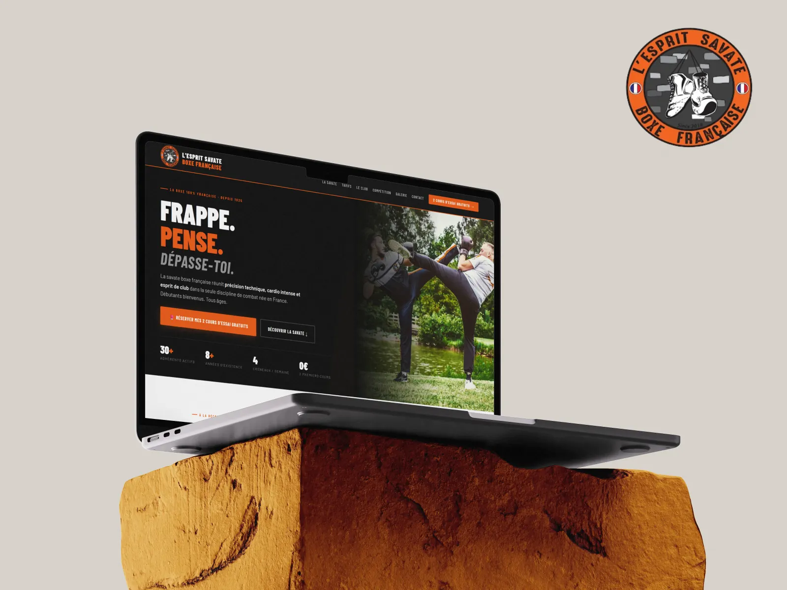 Aperçu du site L'Esprit Savate Boxe Française, en cours, livraison juin 2026